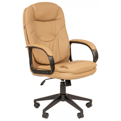 Кресло для руководителя Easy Chair VT_EChair-695 TPU кожзам бежевый, пластик [1366743]