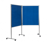 Стенд демонстрационный текстильный BoardSYS 180х210 см, неразборный, тестиль синий