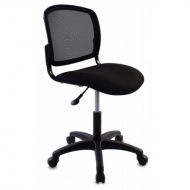 Кресло для персонала Бюрократ CH-296NX/15-21 черное (ткань/сетка/пластик)