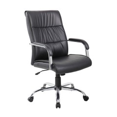 Кресло для руководителя Riva Chair 9249-1 Черный цвет, эко кожа