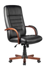 Кресло для руководителя Riva Chair M 155 A Черный цвет, эко кожа