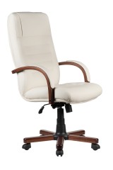 Кресло для руководителя Riva Chair M 155 A Бежевый цвет, эко кожа
