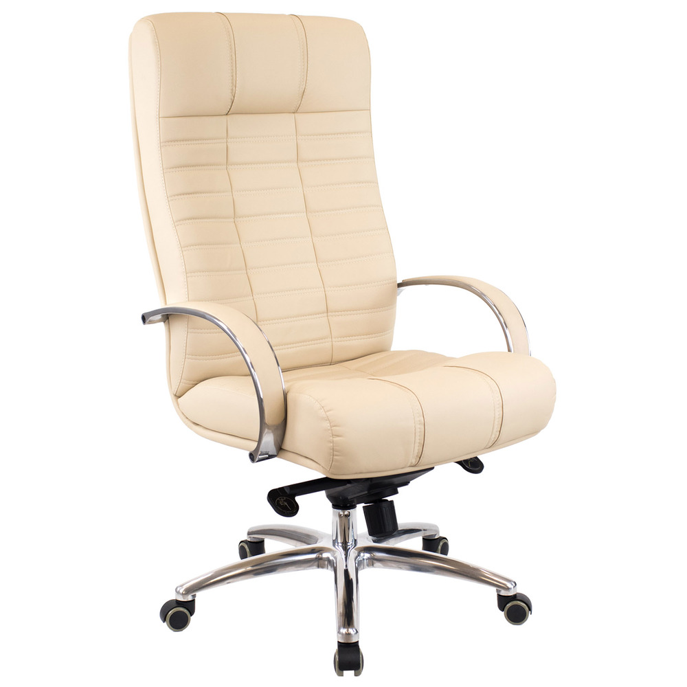 Кресло для руководителя easy chair 515 tpu бежевое экокожа пластик