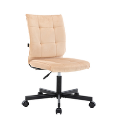Кресло для дома и офиса Everprof EP-300 вращение, газлифт, на колесах, Ткань Бежевый [EP 300 Fabric Beige]