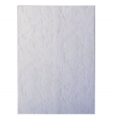 Обложки картон кожа А3, 230г/м2, белые (100)