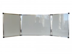 Доска 3-элементная 75x200 см, магнитно-маркерная, алюминиевая рамка (BoardSYS EcoBoard)