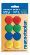 Набор магнитов для доски MAGNETOPLAN 30 мм, 8 шт, разноцветные