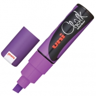 Маркер для меловой доски фиолетовый UNI Chalk 8 мм, 142642 С