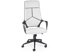 Кресло NORDEN IQ, черный пластик, серая ткань, премиум (CX0898H-1-53)