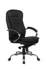 Кресло для руководителя Riva Chair 9024 Черный цвет, эко кожа