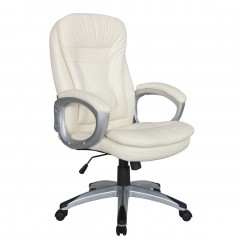 Кресло для руководителя Riva Chair 9110 Бежевый цвет, эко кожа