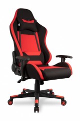 Кресло College BX-3760 Black/Red с боковой поддержкой, обивка: текстиль THICK FABRIC, черный/красный