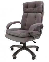 Кресло Chairman 442 E-11 ткань велюр, серый