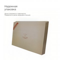 Доска текстильная 90x120 см, алюминиевая рамка, синяя (BoardSYS EcoBoard)
