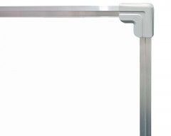 Доска 75х200 см, 3-элементная комбинированная маркерно-меловая, алюминиевая рамка, с полочкой, зеленый/белый (BoardSYS EcoBoard)