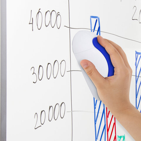 Стиратель магнитный для магнитно-маркерной доски (65х125 мм), BRAUBERG \