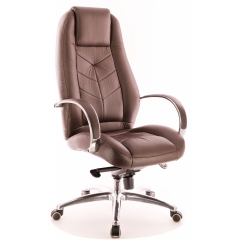 Кресло для руководителя Everprof Drift Lux M кожа коричневый 